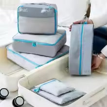 Travel Friendly 6-Piece Luggage Organiser Set