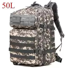 Heavy Duty Tactical Backpacks 25Ltr and 50Ltr