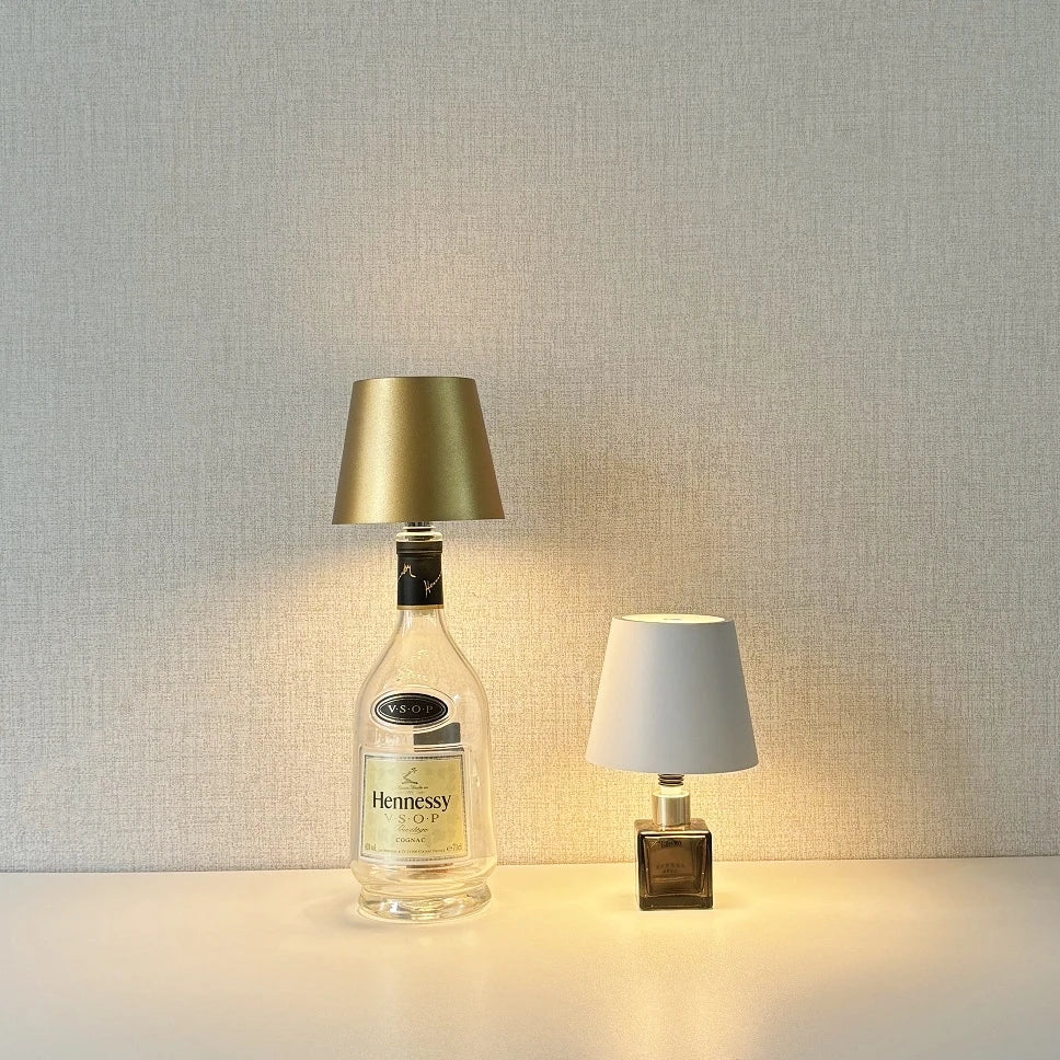 Ambient Touch Lamp That Fits Any Empty Bottle