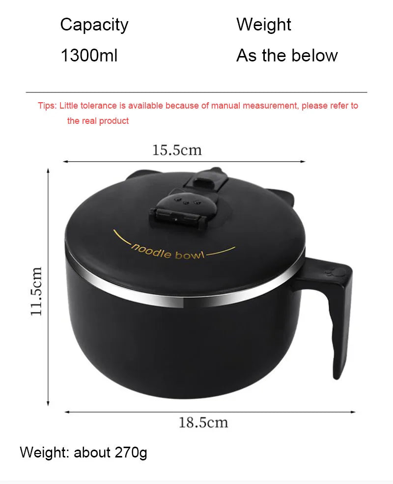 Insulated Ramen Meal Bowl