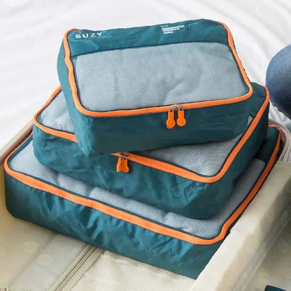Travel Friendly 6-Piece Luggage Organiser Set