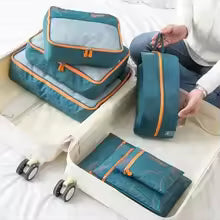 Travel Friendly 6-Piece Luggage Organiser Set