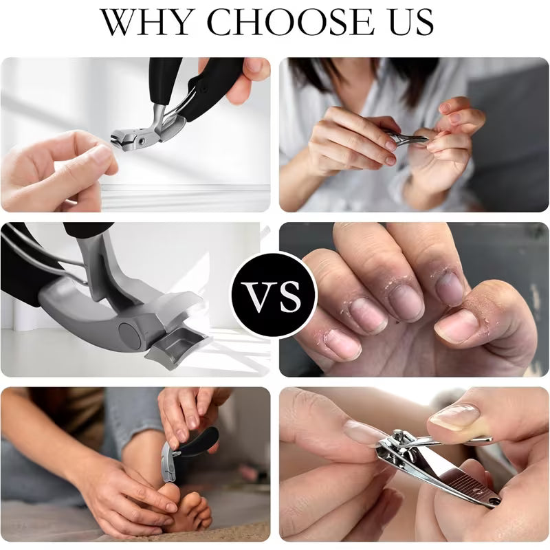 Heavy Duty Wide Jaw Nail Clippers