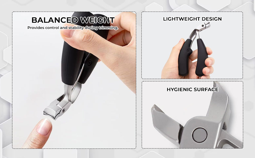 Heavy Duty Wide Jaw Nail Clippers